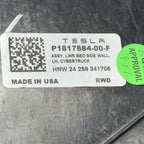 1817884-00-F TESLA CYBERTRUCK TRUNK BED WALL LEFT LOWER REAR 2024 2025 OEM 1817884-00-F