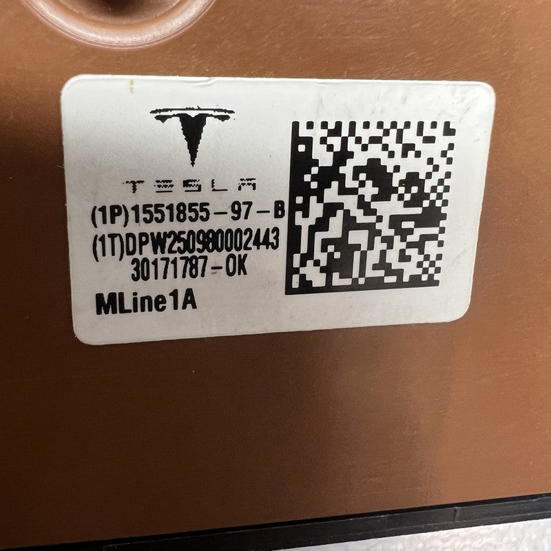 1551855-97-B TESLA MODEL Y SEAT SWITCH RIGHT 2020 2021 2022 2023 OEM 1551855-97-B