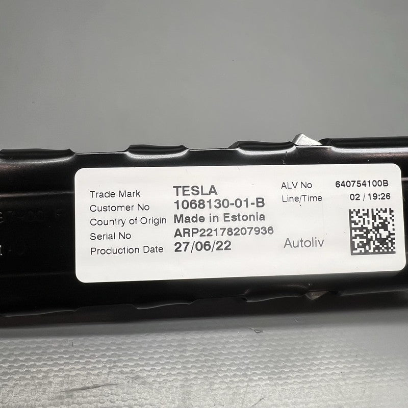 1068130-01-B TESLA MODEL 3 Y 1ST ROW SEAT BELT HEIGHT ADJUSTMENT 2017-2020 2021 2022 2023 OEM