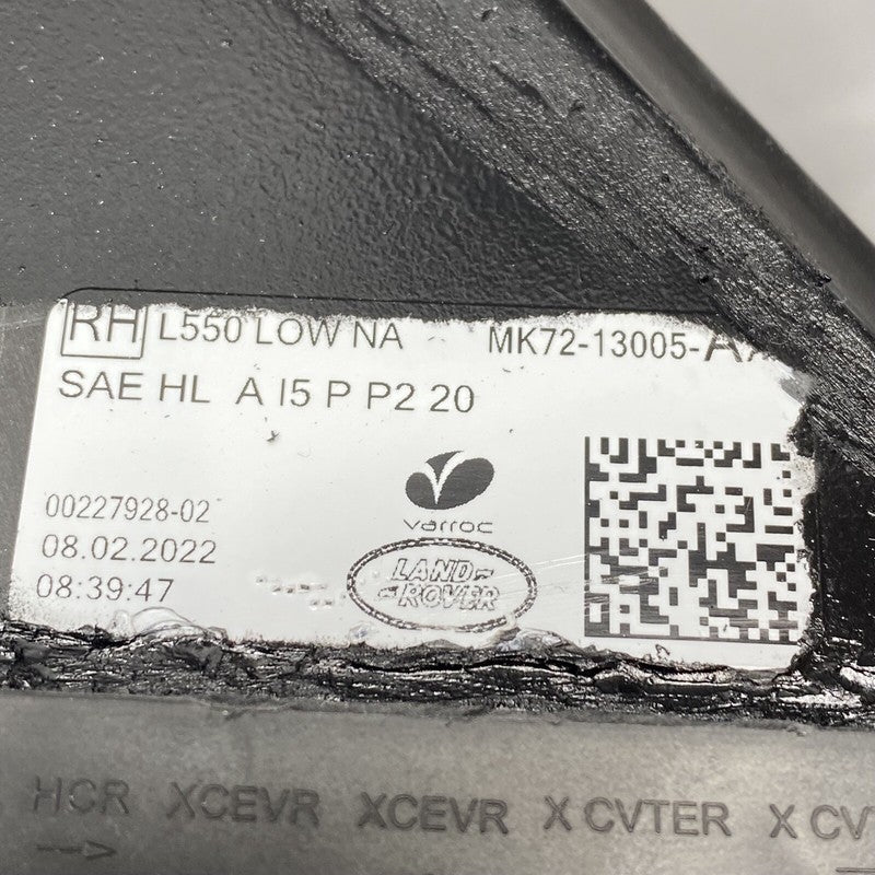 MK72-13005-AA RANGE ROVER DISCOVERY SPORT HEADLIGHT RIGHT PASSENGER 2020 21 22 2023 LED OEM