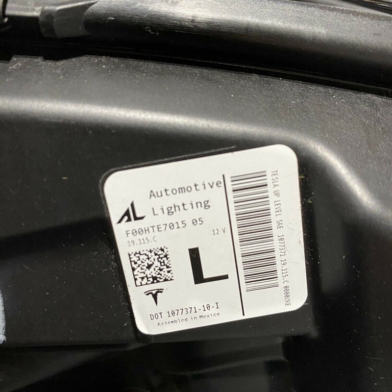 1077371-10-I TESLA MODEL 3 HEADLIGHT LEFT DRIVER 2017 2018 2019 2020 LED OEM