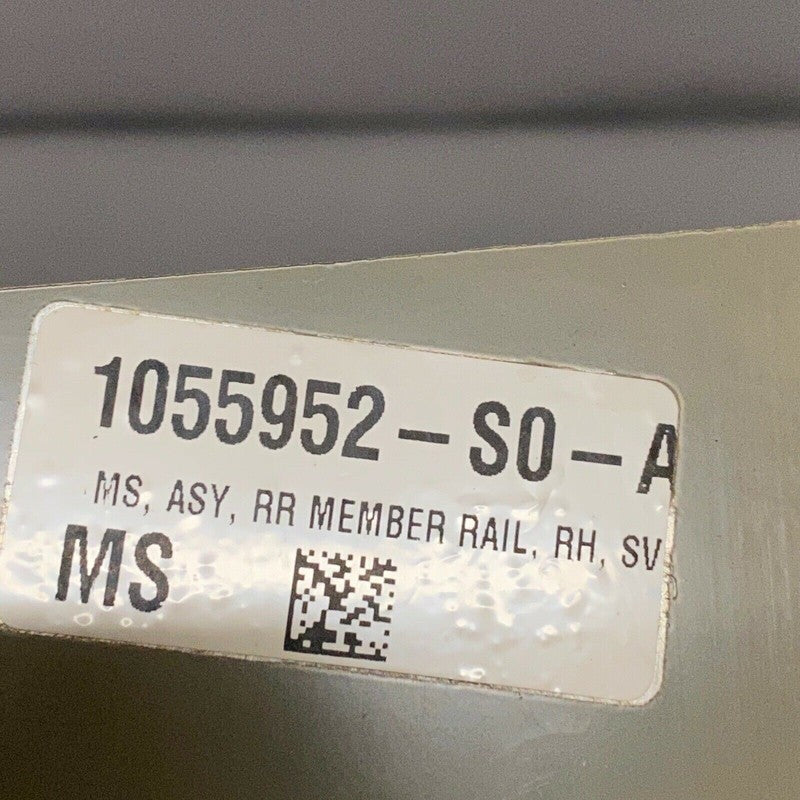 1055952-S0-A TESLA MODEL S GEN2 RIGHT REAR MEMBER RAIL 2015 2016 OEM 1055952-S0-A