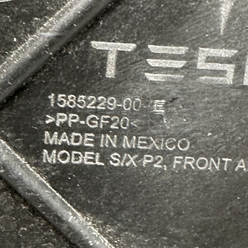 1585229-00-E TESLA MODEL S UNDER BODY LOWER DIFFUSER FRONT 2021 2022 2023 OEM 1585229-00-E