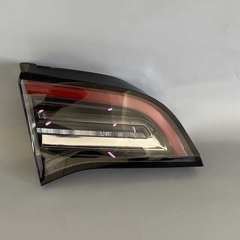 TESLA MODEL 3 INNER TAIL LIGHT LEFT DRIVER 1077401-00-E 2017 2018 2019