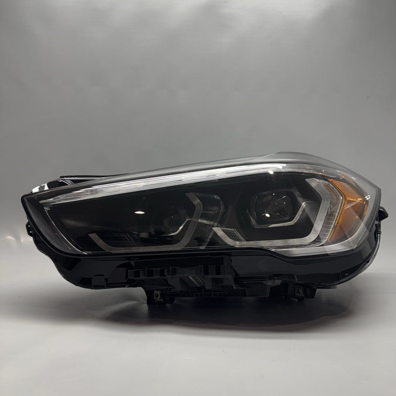 BMW X1 HEADLIGHT LEFT DRIVER 2020 2021 2022 LED 63115A01175 OEM
