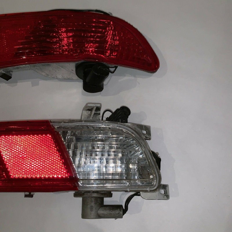 63217165815 BMW 645 LEFT AND RIGHT REVERSE LAMP FOG LIGHT REFLECTOR 2004 2005 2006 2007 OEM