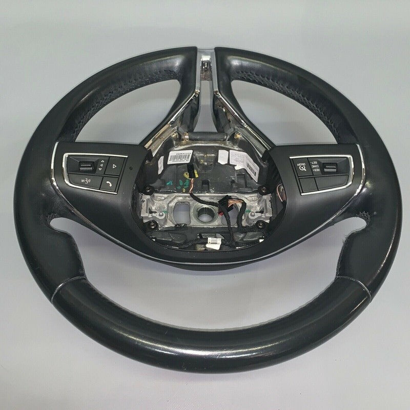 670044504 MASERATI GHIBLI STEERING WHEEL 2014 2015 2016 BLACK LEATHER OEM