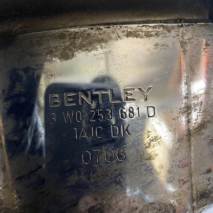 3W0253681D BENTLEY CONTINENTAL FLYING SPUR MUFFLER PIPE TIP 2006 07 08 09 10 11 2012 LEFT