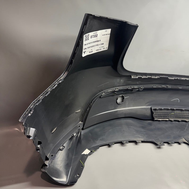 TESLA MODEL Y REAR BUMPER 2023 2024 NON SENSOR TYPE OEM 1493735-TX-A