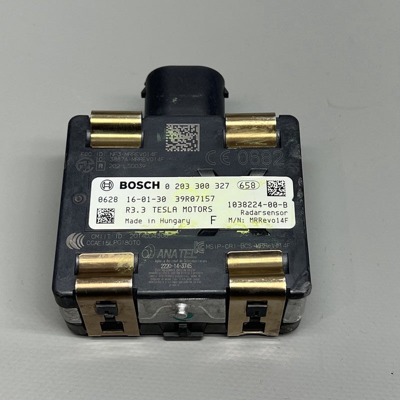 1038224-00-B TESLA MODEL S,X RADAR SENSOR FRONT 2016 2017 2018 2019 2020 OEM 1038224-00-B