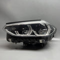 BMW X3 HEADLIGHT LEFT DRIVER X4 2018 2019 2020 2021 ADAPTIVE LED OEM 8