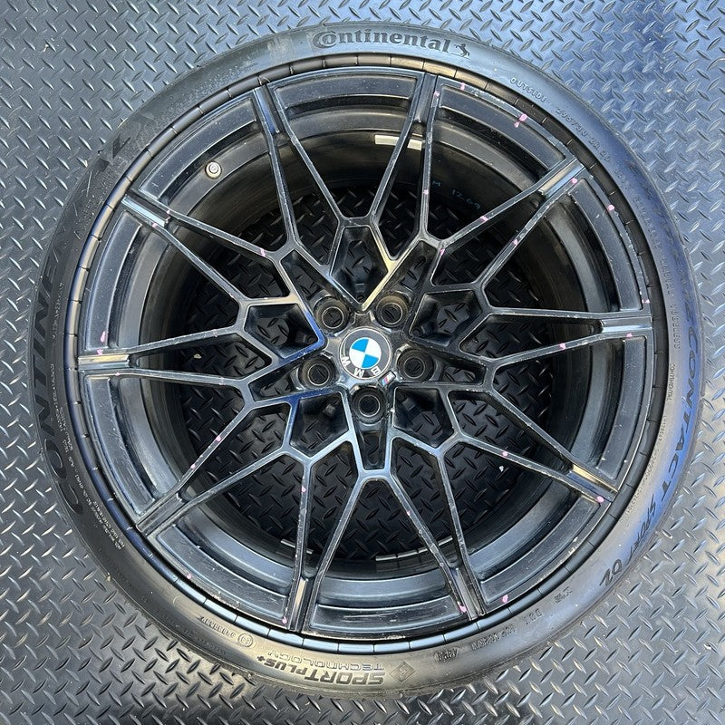 8093839 BMW M4 WHEEL RIM SET 19 & 20 INCH M3 G80 2021 2022 2023 2024 2025 OEM 8093839