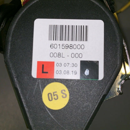 3D1858663C VOLKSWAGEN PHAETON 3D SEAT BELT LEFT FRONT 2004 2005 2006 BEIGE OEM