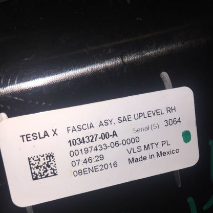 1034327-00-A TESLA MODEL X RIGHT PASSENGER SIDE FOG LIGHT 2015 2016 2017 2018 OEM