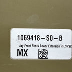 1069418-S0-B TESLA MODEL X SHOCK TOWER EXTENSION RIGHT FRONT 2016 17 18 19 2020 1069418-S0-B