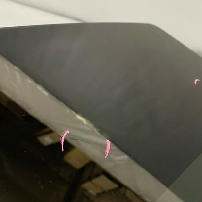 43R-004553 TESLA MODEL X RIGHT REAR FALCON DOOR CORNER GLASS 2016 2017 2018 2019 2020 OEM
