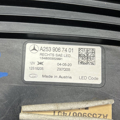 A2539067401 MERCEDES BENZ GLC300 HEADLIGHT RIGHT PASSENGER GLC43 LED 2020 2021 2022 OEM 