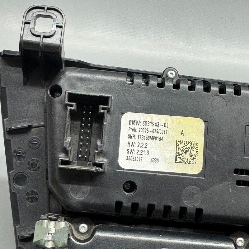 BMW X5 HEATER AC CLIMATE CONTROL 2014 2015 2016 2017 2018 OEM 6831943