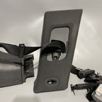 MASERATI GHIBLI RIGHT LOWER B PILLAR TRIM WITH SEAT BELT 2014 2015 2016 2017 OEM