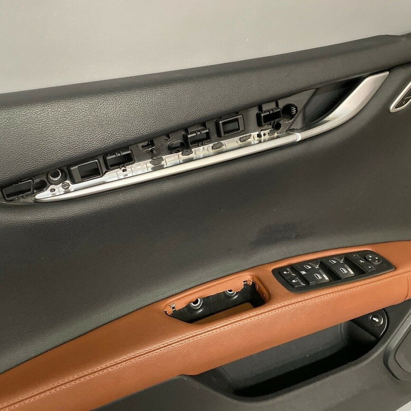 670023534 MASERATI GHIBLI SQ4 DOOR PANEL LEFT DRIVER FRONT 670023534 2014 2015 2016 OEM