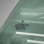 TESLA MODEL 3 DOOR WINDOW GLASS LEFT REAR 2017 2018 2019 OEM 49R-01452