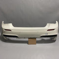 BMW 750LI REAR BUMPER M-SPORT 51127898742740 2013 2014 2015 WHITE OEM