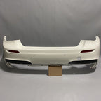 BMW 750LI REAR BUMPER M-SPORT 51127898742740 2013 2014 2015 WHITE OEM