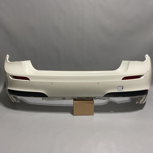 BMW 750LI REAR BUMPER M-SPORT 51127898742740 2013 2014 2015 WHITE OEM