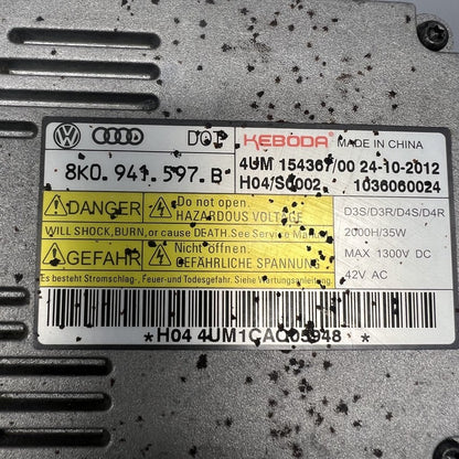 4G0907697D AUDI A4 A5 HEADLIGHT MODULES 2013 2014 2015 2016 OEM 4G0907697D