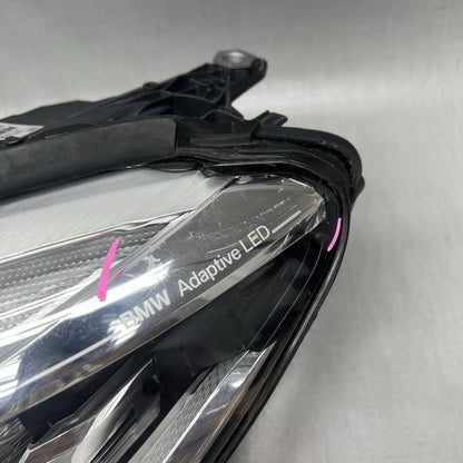 7483909 BMW 750 HEADLIGHT LEFT DRIVER  FULL LED 2016 2017 2018 2019 OEM 7483909