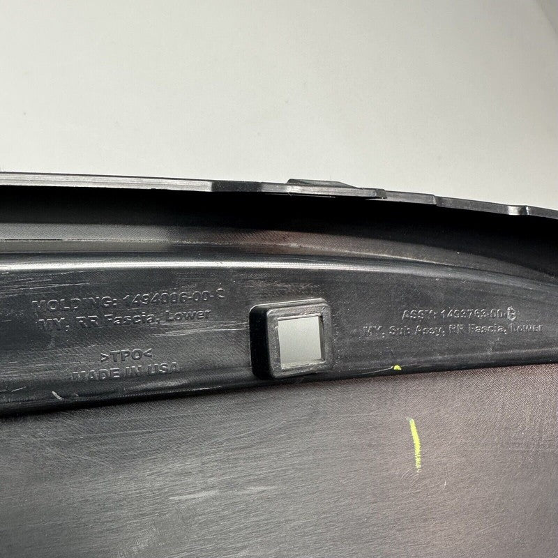 1494006-00-C TESLA MODEL Y REAR BUMPER LOWER 2020 2021 2022 2023 OEM 1494006-00-C