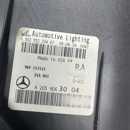 a2059063004 MERCEDES BENZ C300 HEADLIGHT C400 RIGHT PASSENGER 2015 2016 2017 2018 LED OEM