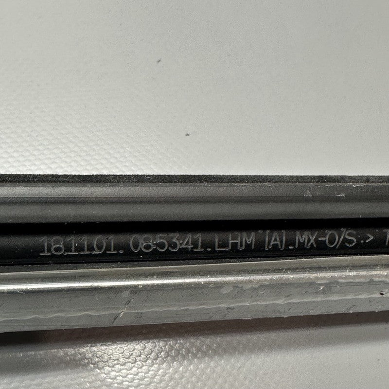 1098683-00-D TESLA MODEL X DOOR WINDOW MOLDING LEFT FRONT 2016 17 18 19 2020 OEM 1098683-00-D