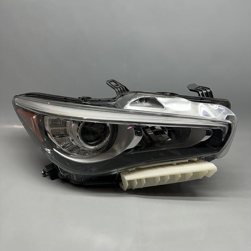 INFINITI Q50 HEADLIGHT RIGHT PASSENGER 2014 2015 2016 2017 LED OEM
