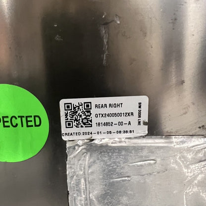 1814852-00-A TESLA CYBERTRUCK DOOR RIGHT REAR 2024 2025 OEM 1814852-00-A