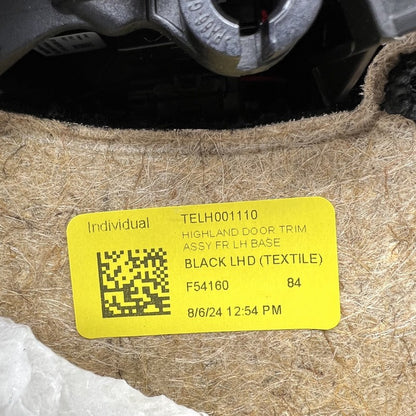 1776730-20-D TESLA MODEL 3 HIGHLAND DOOR PANEL LEFT REAR 2024 OEM 1776730-20-D