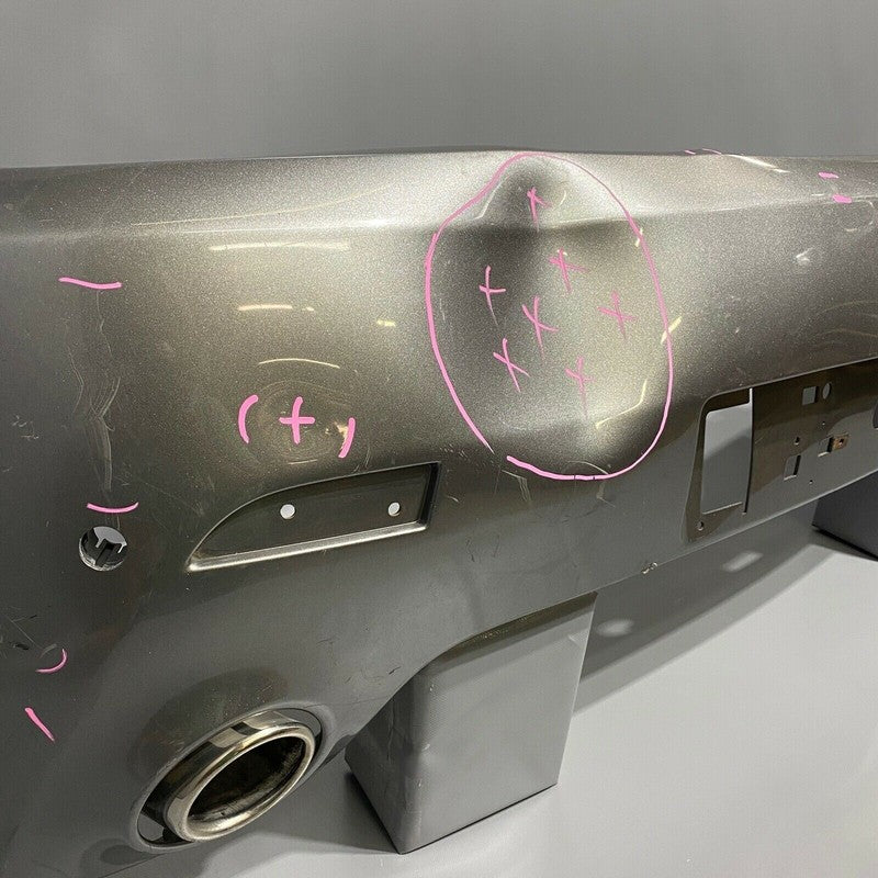 6G33-17K835 ASTON MARTIN VANTAGE V8 REAR BUMPER 2006 2007 2008 2009 2010 2011 SILVER OEM