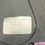 1034906-80-F TESLA MODEL X QUARTER GLASS LEFT REAR 1034906-80-F 2016 2017 2018 2019 2020 OEM