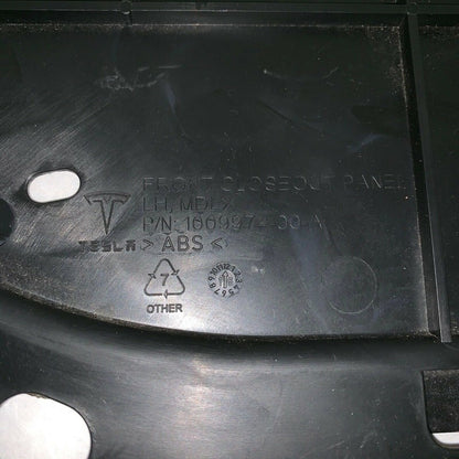 1009974-00-A TESLA MODEL X FRONT LEFT CLOSOUT PANEL 2016 2017 2018 OEM