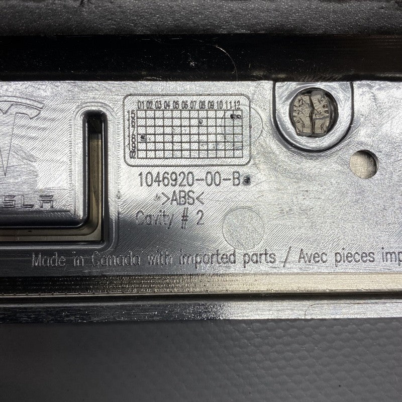 1035369-00-D TESLA MODEL X GATE CHROME TRIM 1035369-00-D 2016 2017 2018 2019 OEM 
