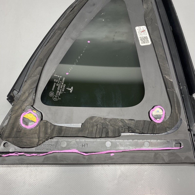 1495740-99-H TESLA MODEL Y QUARTER GLASS LEFT REAR 2020 2021 2022 2023 OEM 1495740-99-H