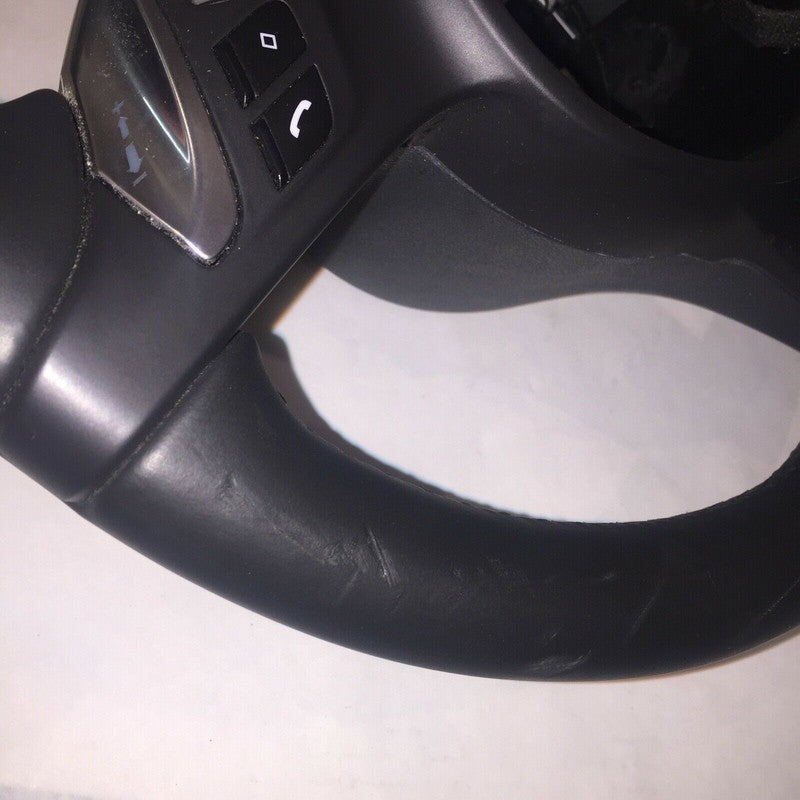 7PP419091CK PORSCHE PANAMERA CAYENNE STEERING WHEEL 2011 2012 2013 BLACK OEM