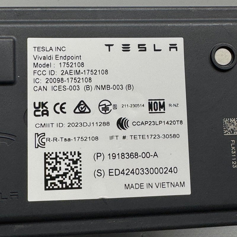 TESLA CYBERTRUCK LOW ENERGY MODULE 2024 2025 2026 OEM 1918368-00-A