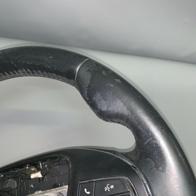 670044602 MASERATI QUATTROPORTE STEERING WHEEL 2014 2015 2016 BLACK OEM
