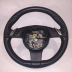 PORSCHE PANAMERA CAYENNE STEERING WHEEL 2011 2012 2013 BLACK OEM7PP419