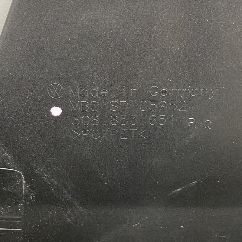 3C8853651 VOLKSWAGEN PASSAT CC GRILLE 3C8853651 2009 2010 2011 2012 OEM