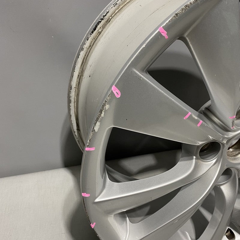 1024183-01-A TESLA MODEL S WHEEL RIM SILVER 19” 1024183-01-A OEM 2012 2013 2014 2015