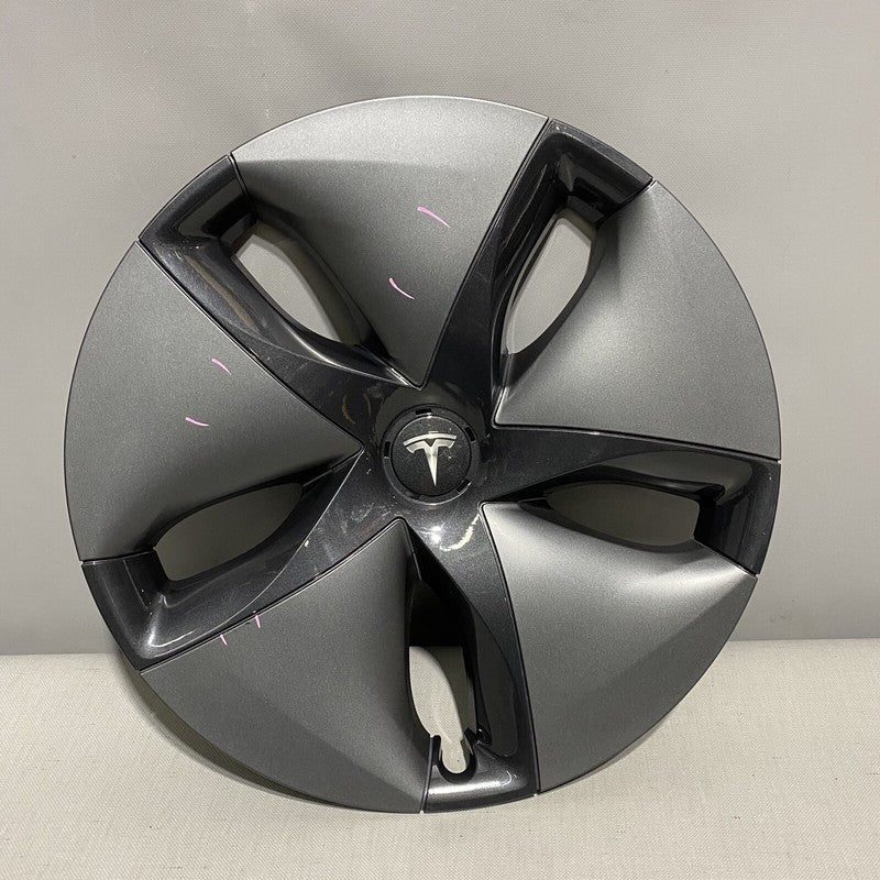 1044231-99-B TESLA MODEL 3 WHEEL CAP 18 INCH 1044231-99-B OEM 2017 2018 2019 2020
