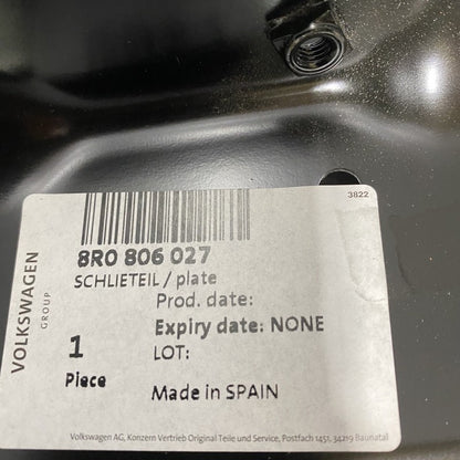 8R0806027 AUDI Q5 FENDER RAIL REINFORCEMENT 2009 2010 2011 2012 2013 2014 2015 2016 2017