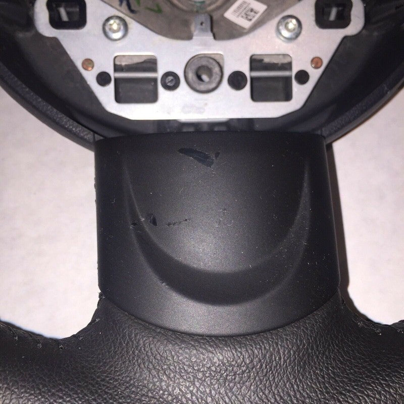 6772148 BMW 328 335 STEERING WHEEL E90 E91 4-DOOR SEDAN BLACK LEATHER OEM